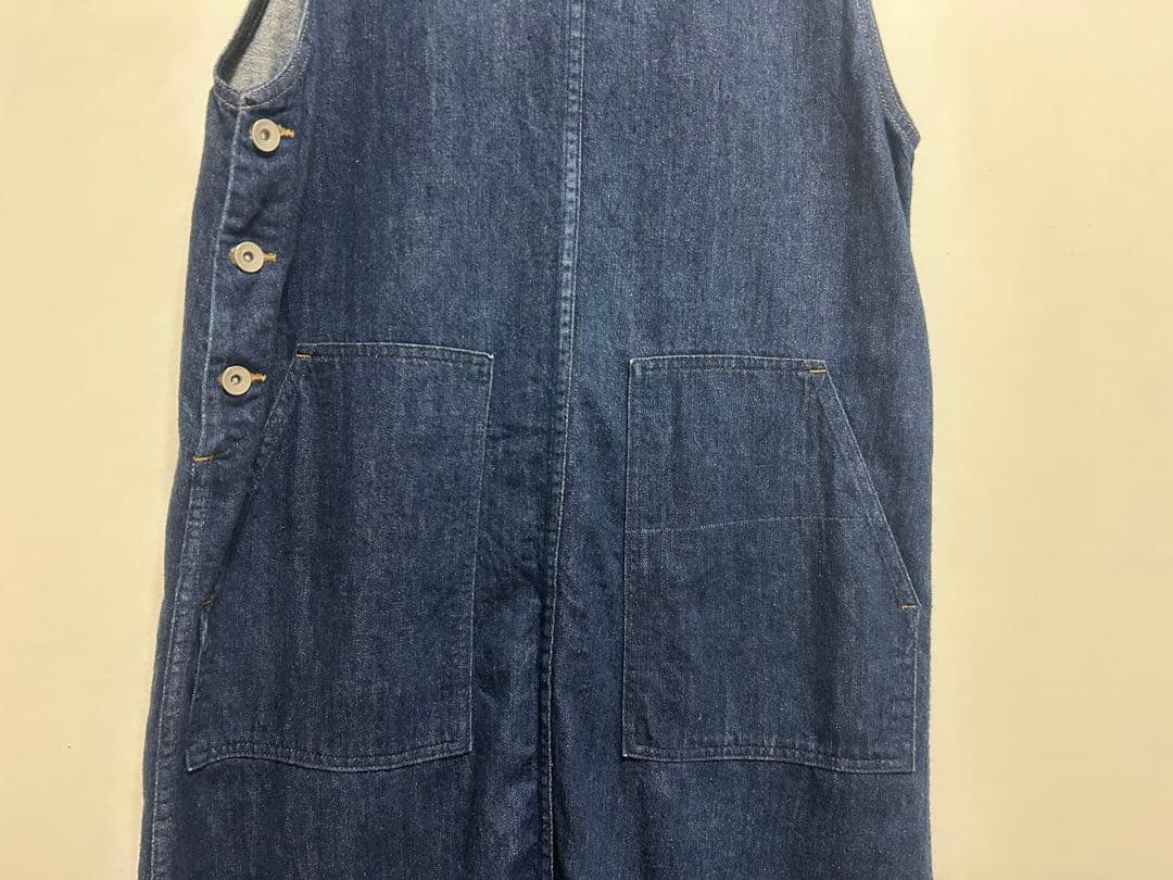 MHL. エムエイチエル　デニム　ジャンパースカート