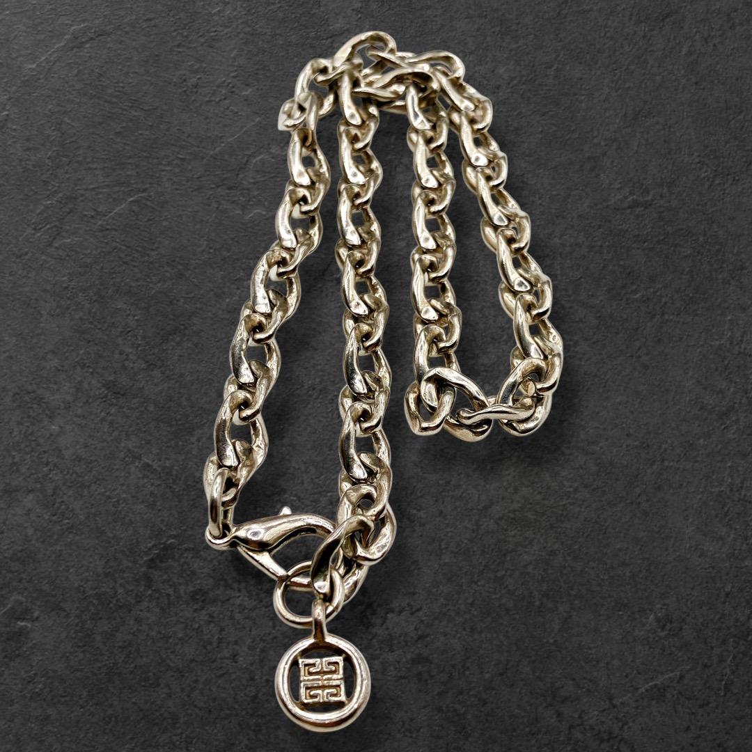GIVENCHY 4Gロゴ チェーンネックレス シルバー 735