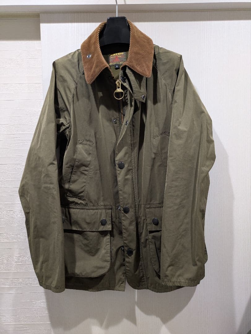 週末限定値下げ　Barbour ビデイル ナイロン ノンオイル コート