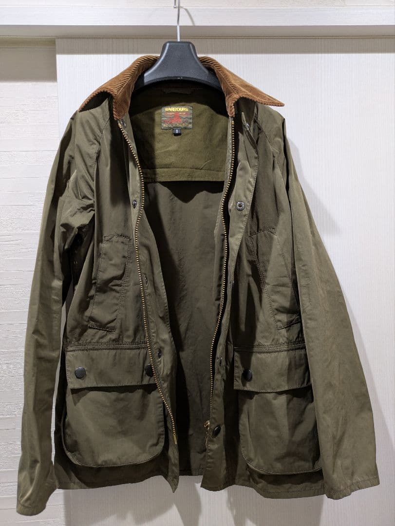 週末限定値下げ　Barbour ビデイル ナイロン ノンオイル コート