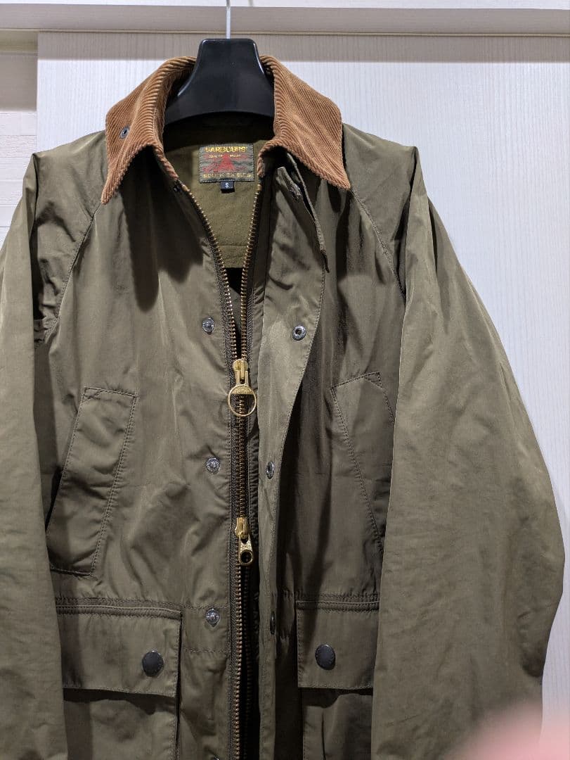 週末限定値下げ　Barbour ビデイル ナイロン ノンオイル コート