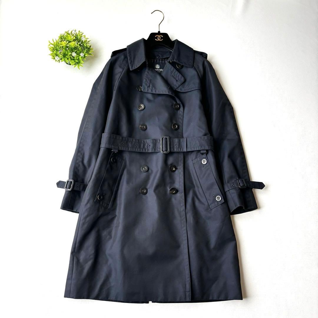 美品✨Aquascutum トレンチコート　ライナー　ネイビー　サイズ6