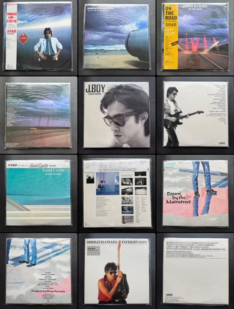 浜田省吾さん LPレコードコレクション 12枚セット