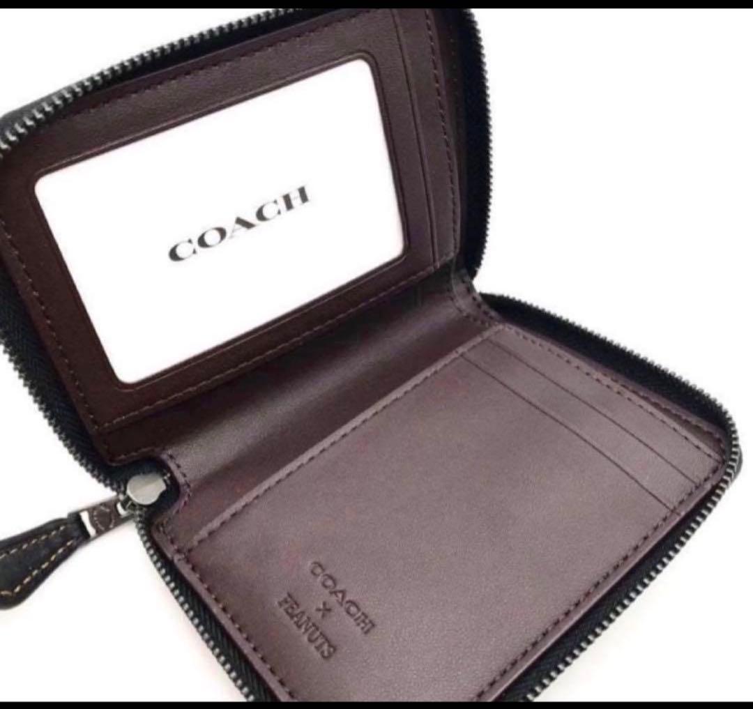COACHコーチ高級スムースレザータビーミディアム二つ折り財布