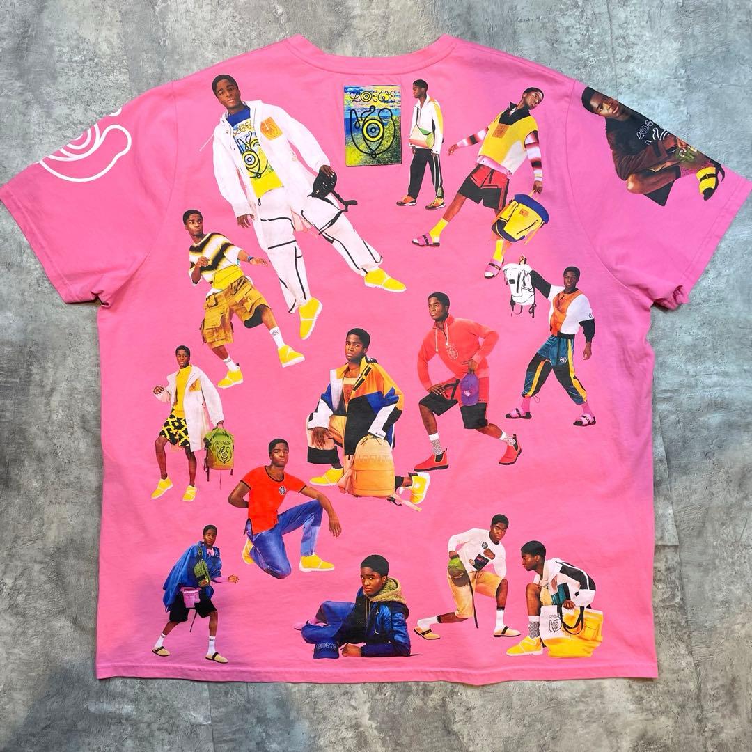 LOEWE ロエベ グラフィックプリント Tシャツ ピンク メンズ（ワンサイズ）