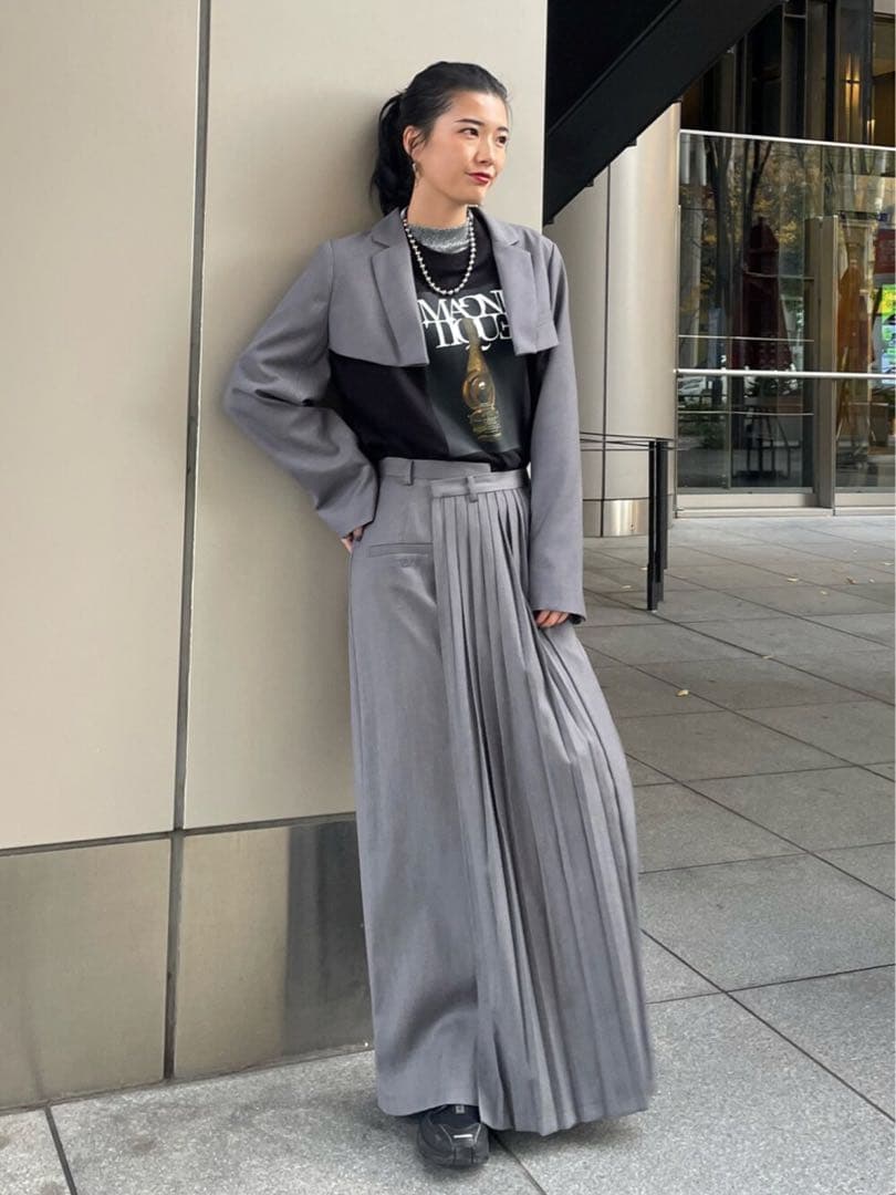 新品未使用　ameri UND SWITCH PLEATS SKIRT