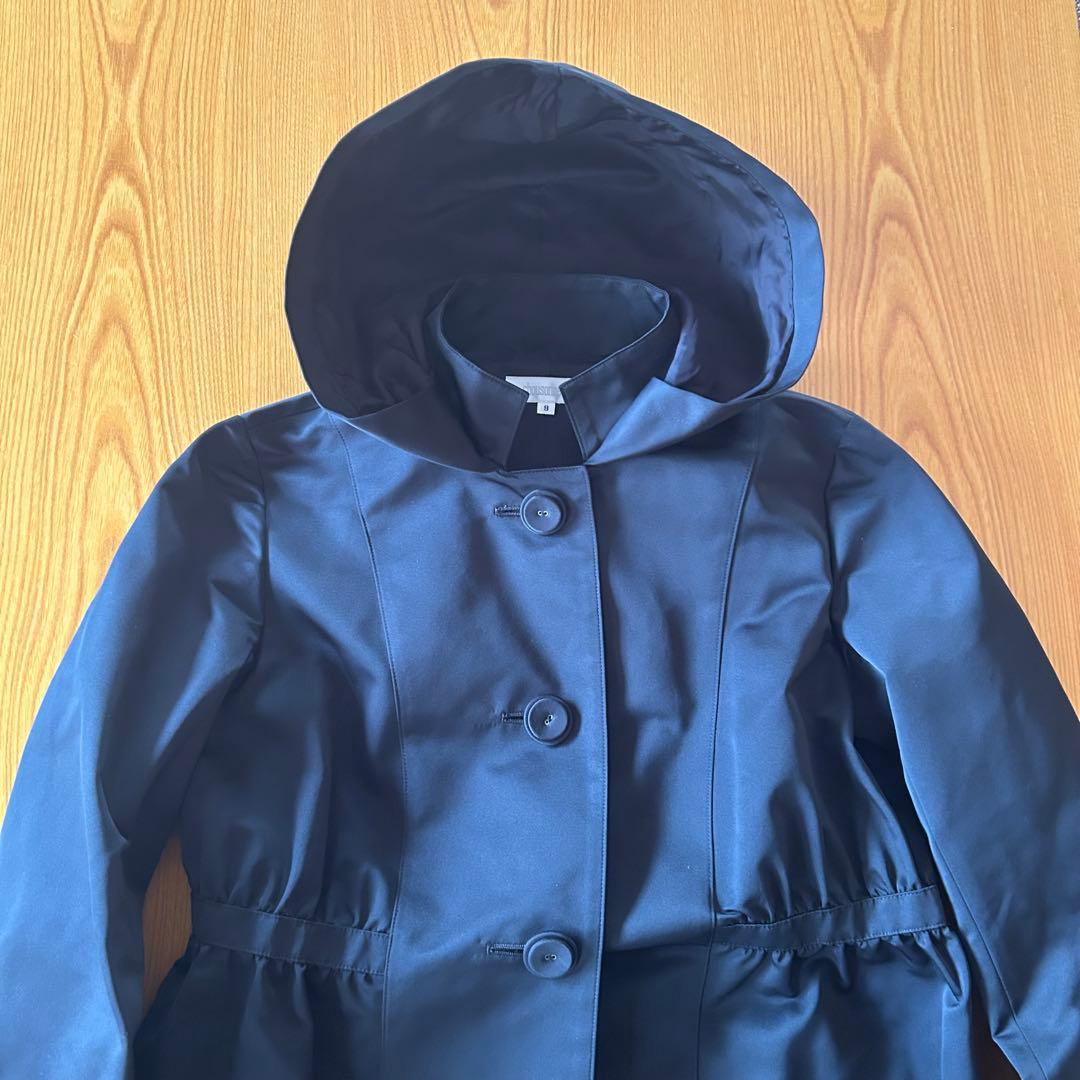美品 Chousonnette シューソネットFOXEY フード付コート 黒 M
