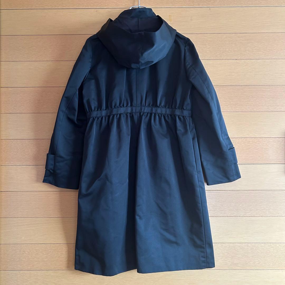 美品 Chousonnette シューソネットFOXEY フード付コート 黒 M