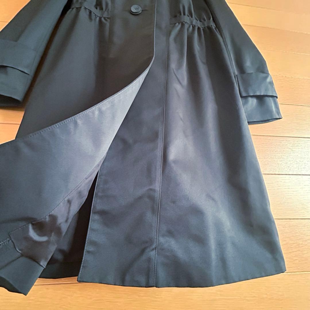 美品 Chousonnette シューソネットFOXEY フード付コート 黒 M