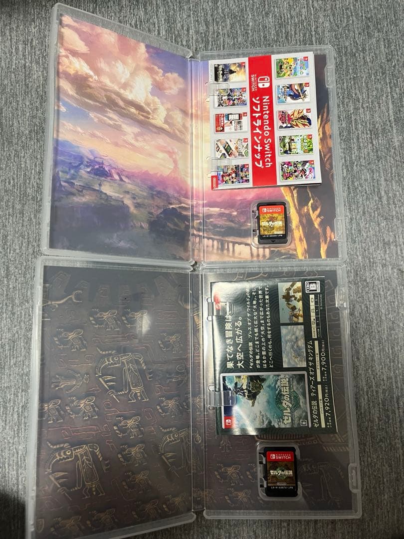 ゼルダの伝説　ブレスオブザワイルド&ティアーズオブザキングダム　セット販売