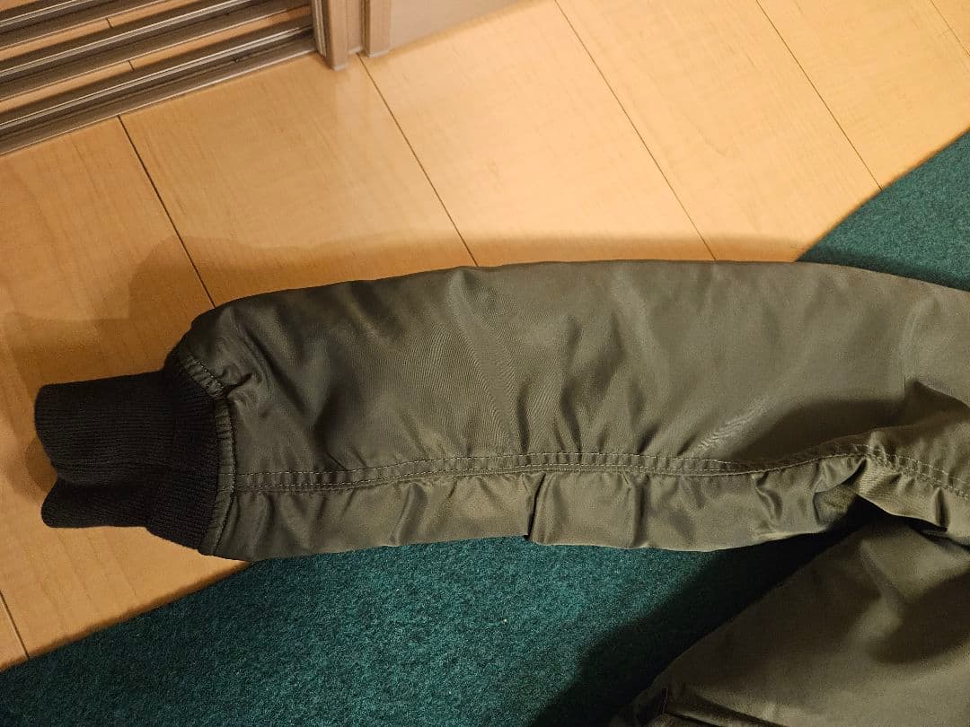 DIESEL ディーゼル MA-1 ボンバージャケット カーキ オレンジ裏地