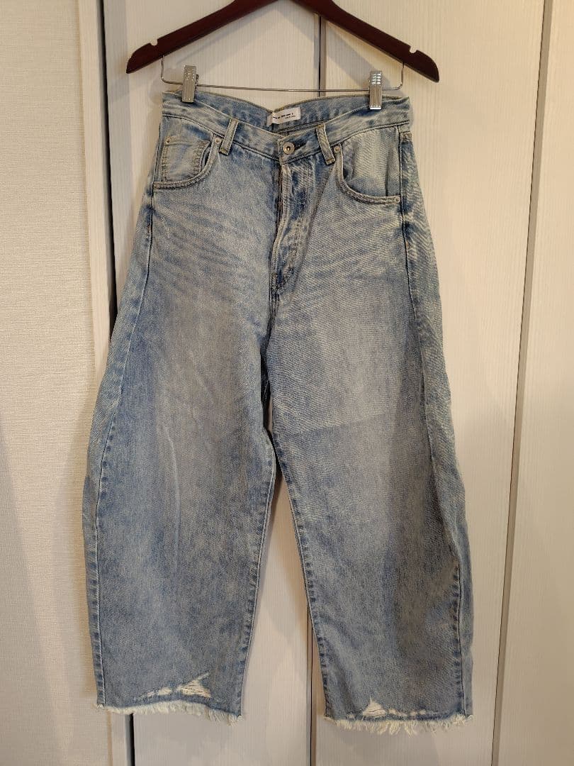 美品whim gazett ラインカーブデニム サイズ38