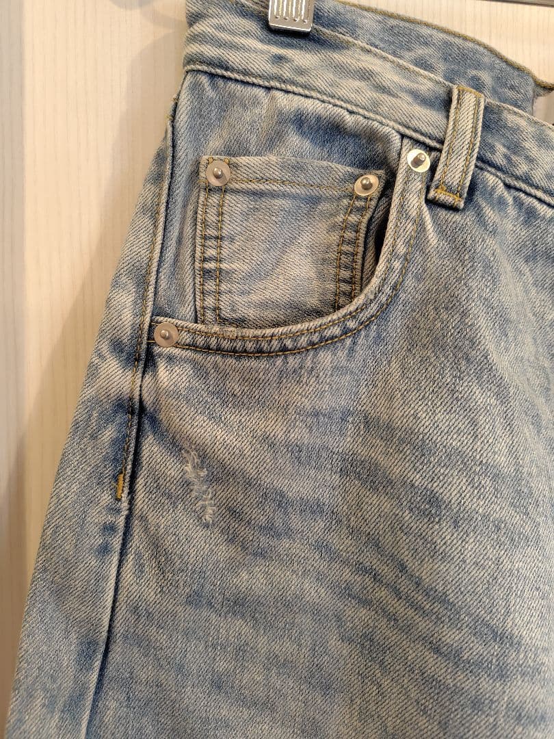 美品whim gazett ラインカーブデニム サイズ38