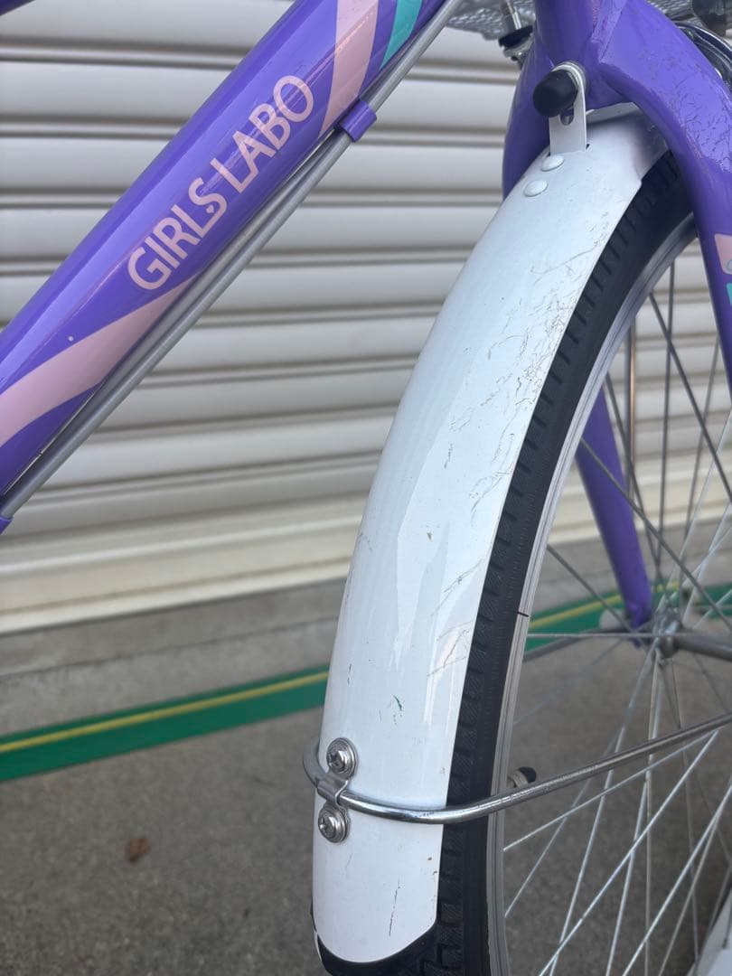 【富山県内直接引渡限定】　女の子　キッズ　自転車 24型 ヘルメット付