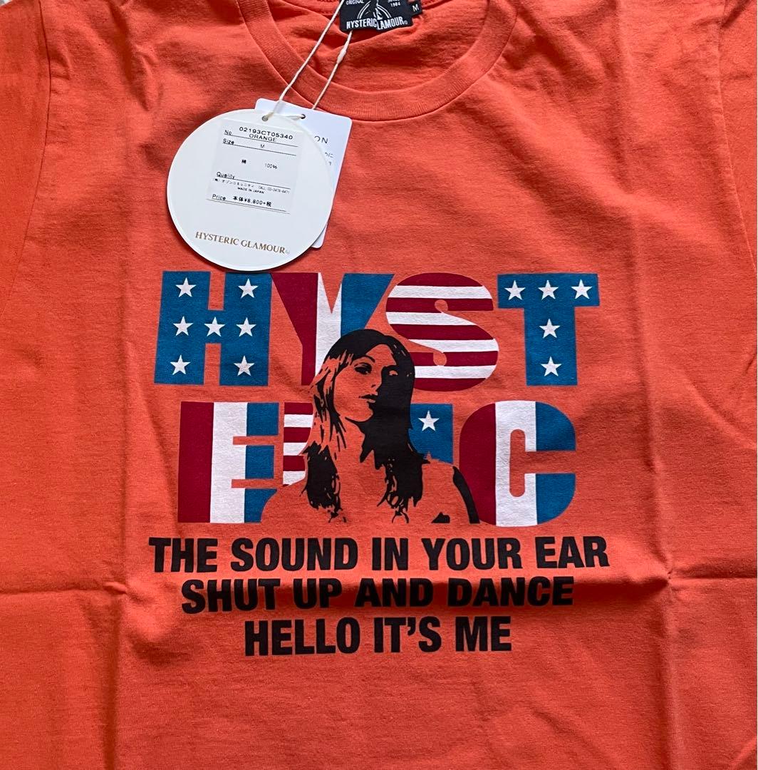 HYSTERIC GLAMOUR ヒステリックグラマー オレンジ Tシャツ M