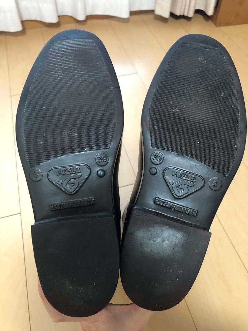 AIGLE 39 M 黒/茶色