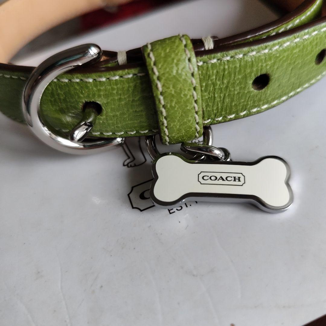 新品　未使用　コーチ　COACH　犬　首輪　М　中型犬　小型犬