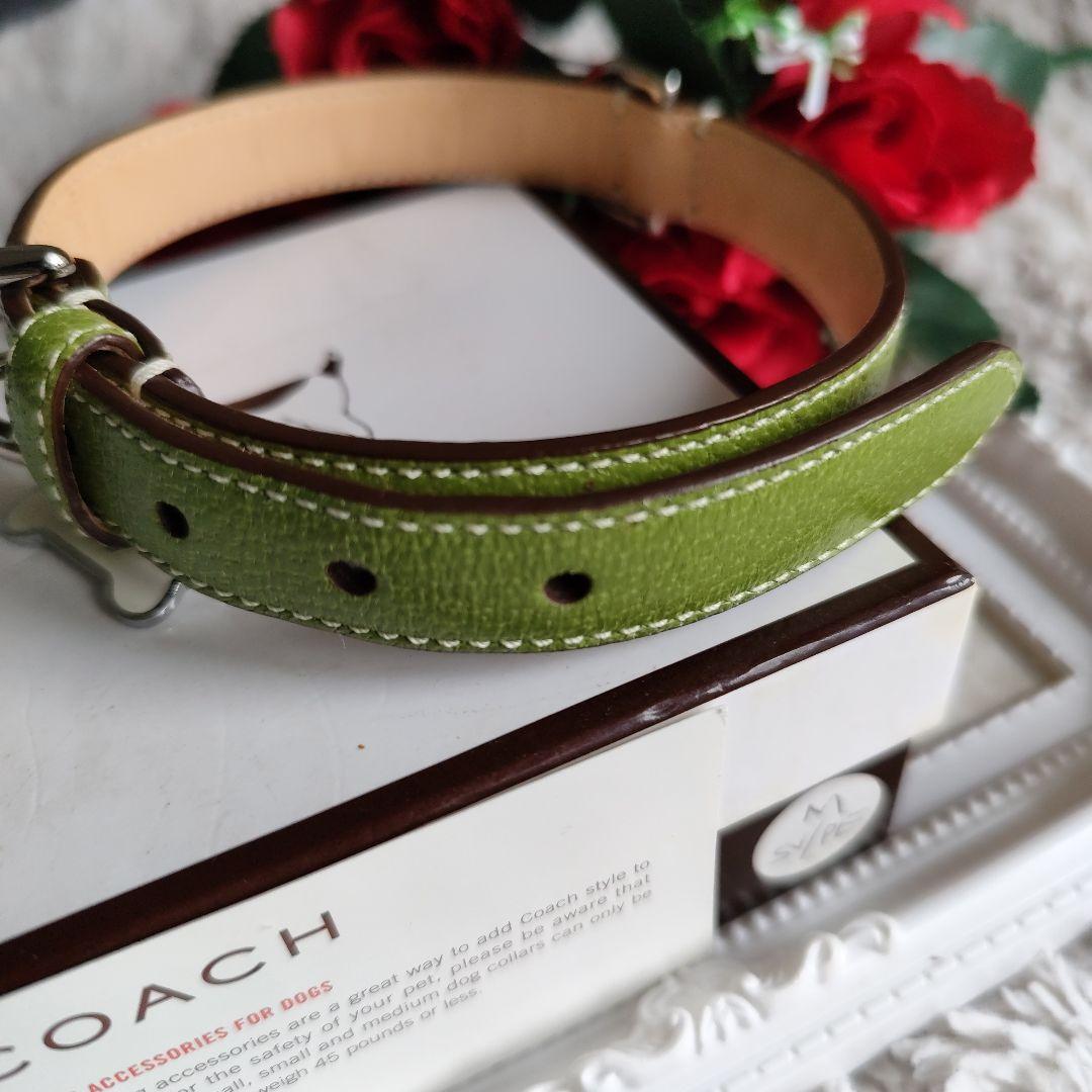新品　未使用　コーチ　COACH　犬　首輪　М　中型犬　小型犬