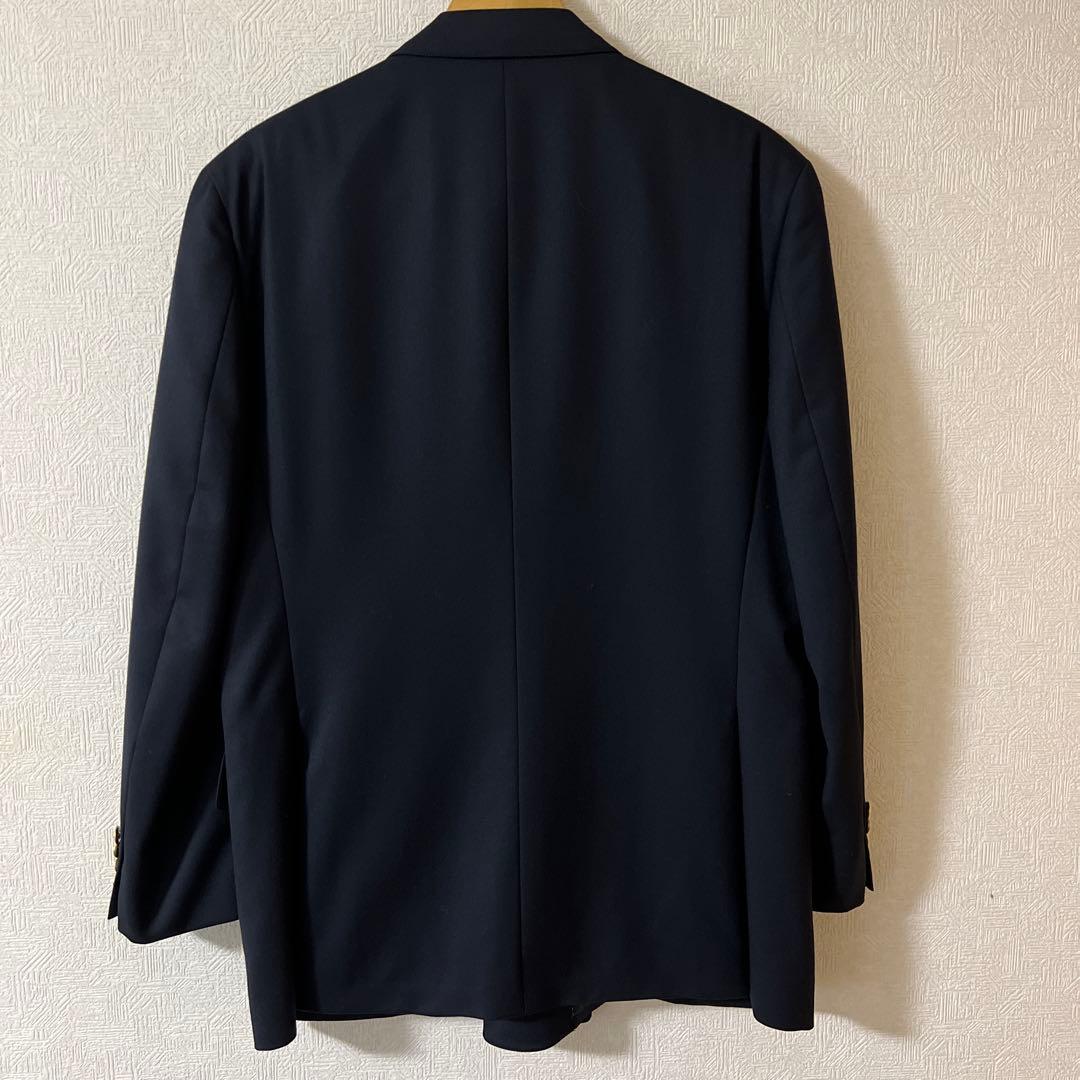 ②usedラルフローレン チャップス 紺ブレ ダブル ジャケット 金ボタンAB6