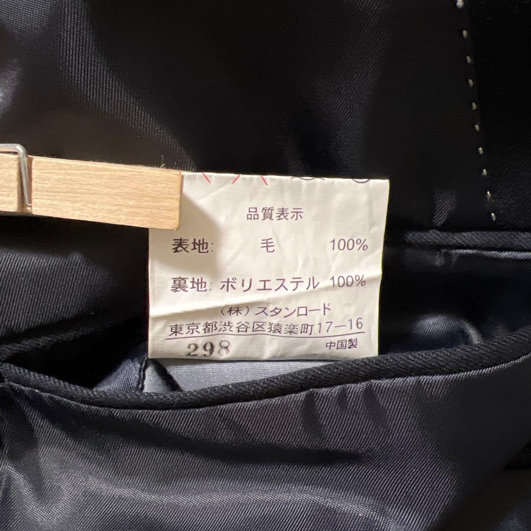 ②usedラルフローレン チャップス 紺ブレ ダブル ジャケット 金ボタンAB6