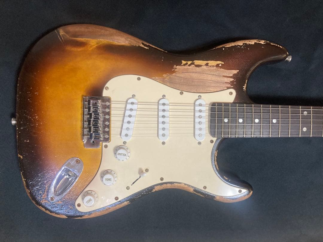 ギター #24 STtype Nitrocellulose lacquer relic