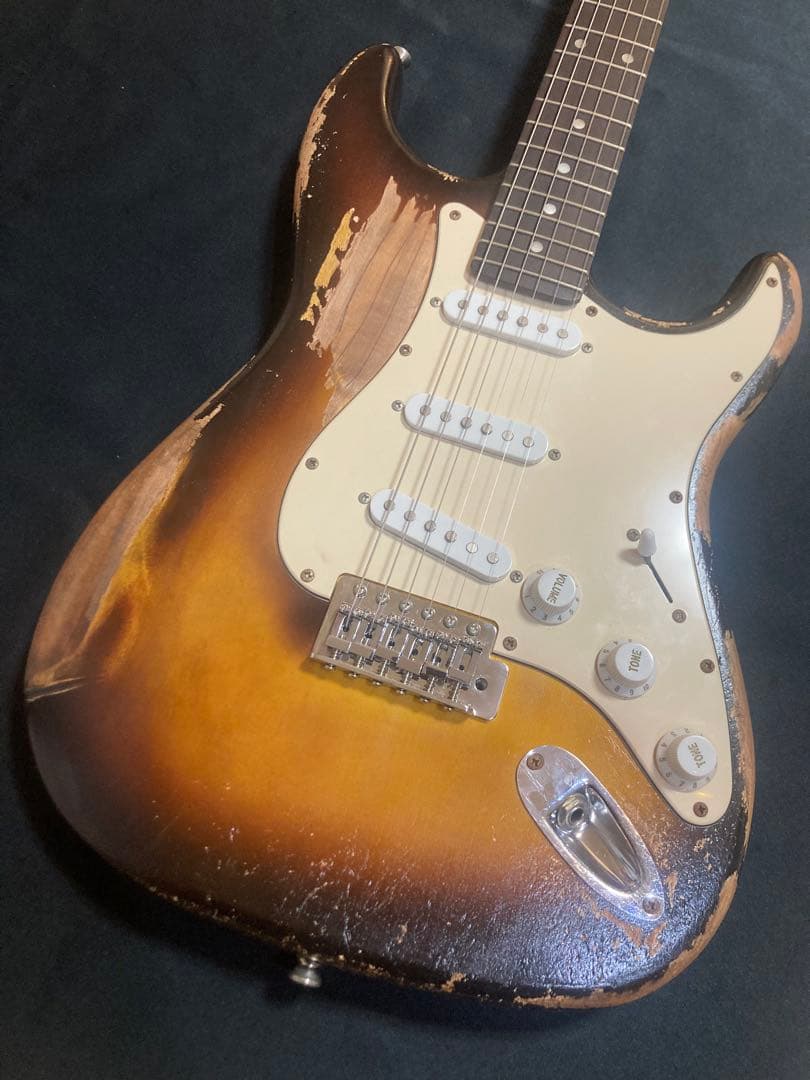 ギター #24 STtype Nitrocellulose lacquer relic