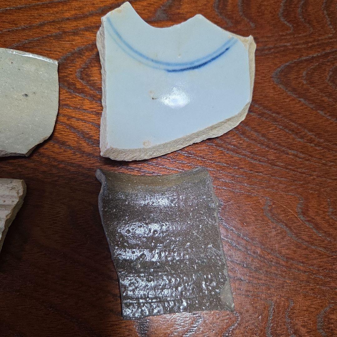 李朝　陶片　7点