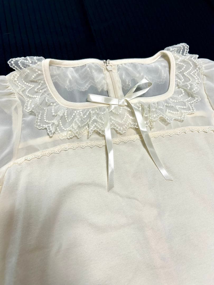 Angelic Pretty カットソー　半袖　アイボリー