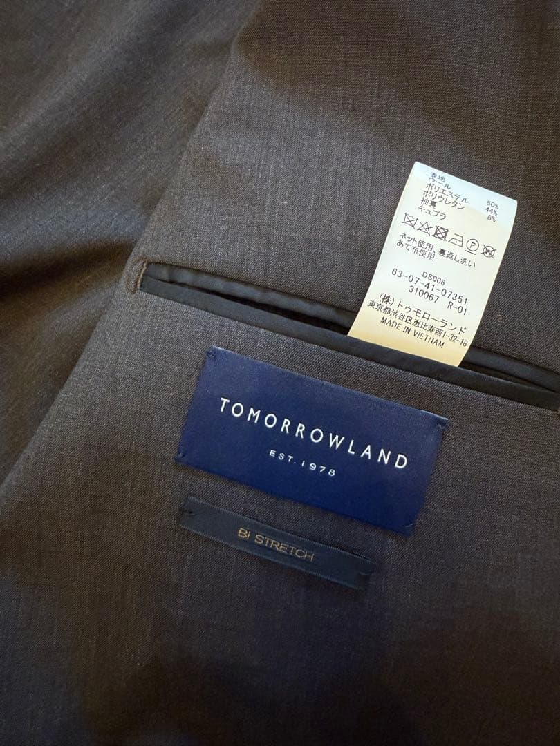 [新品未使用]TOMORROWLAND トゥモローランド　テーラードジャケット