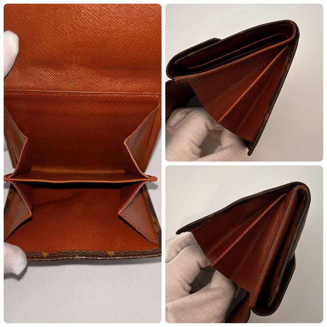 【鑑定済み】ルイヴィトン✨モノグラム✨ポルトモネビエ カルトクレディ 折り財布