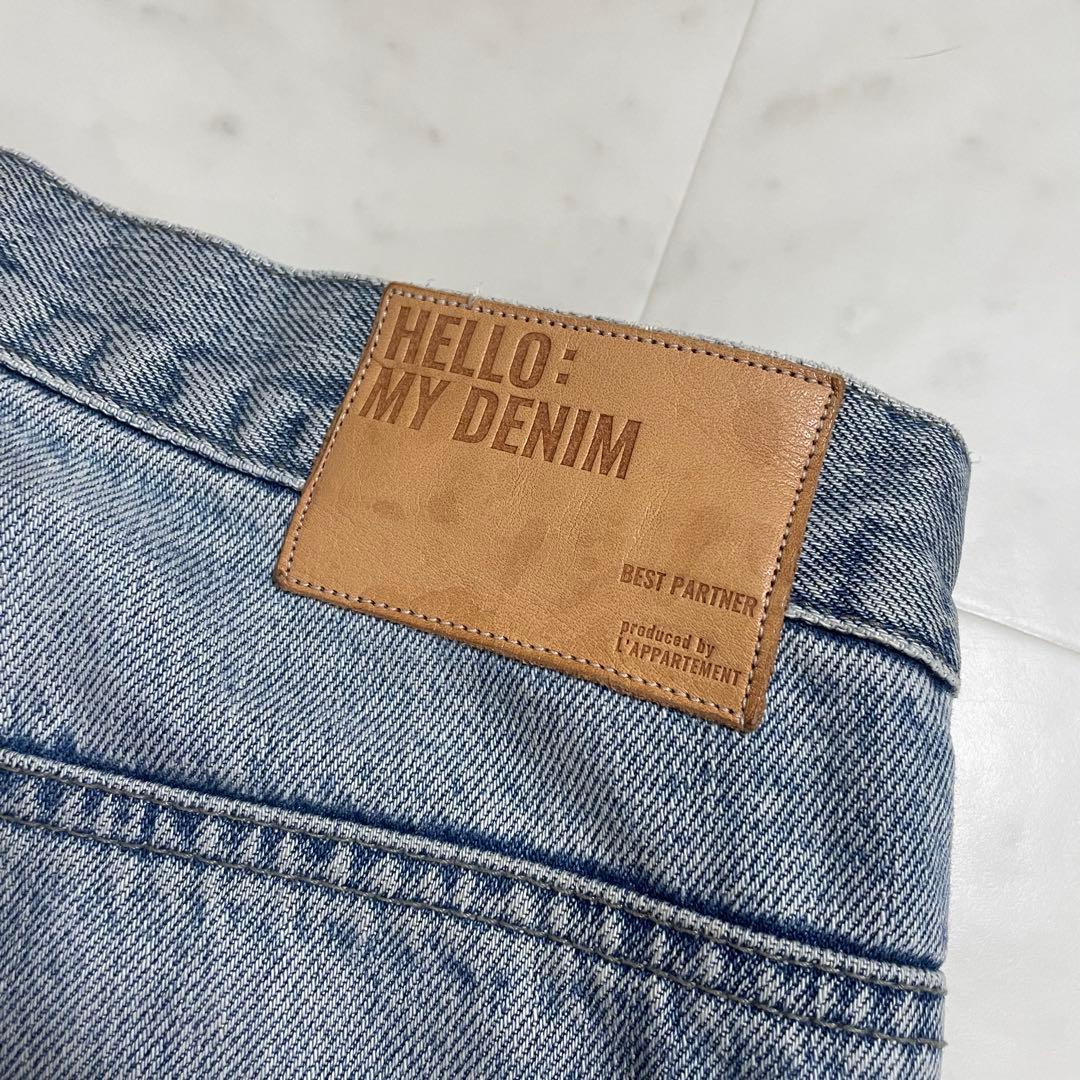 L'Appartement◆cropped wide denim◆26