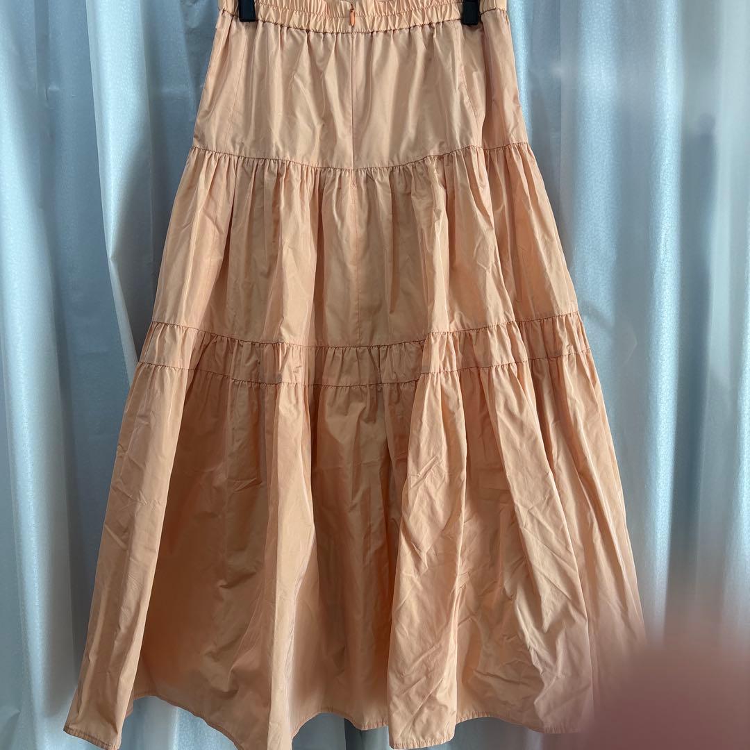 ANAYI アナイ　タフタスカート　新品　未使用　春夏　オレンジ