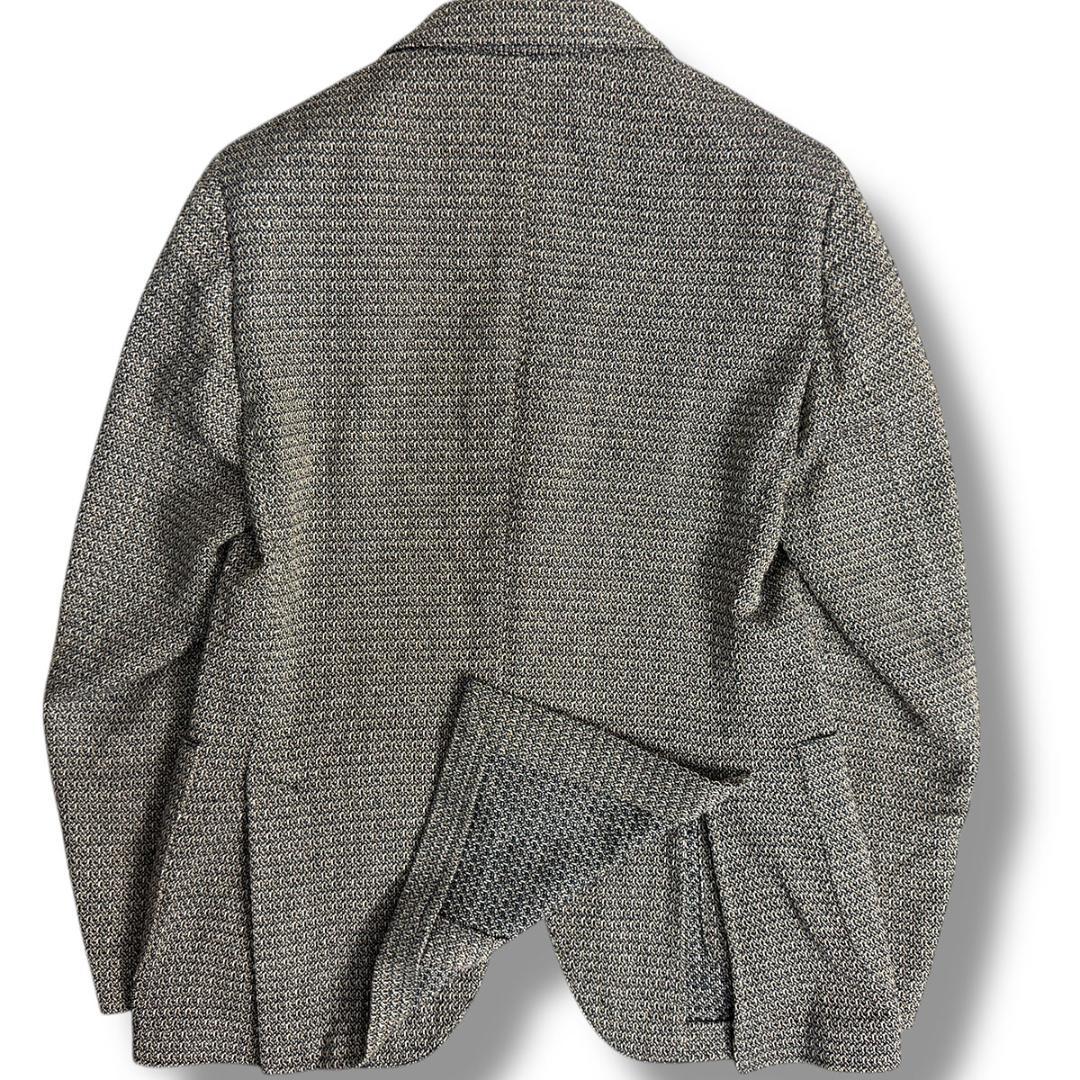 J7161 美品 ラルディーニ シルクミックス ニット編アンコンジャケット 46