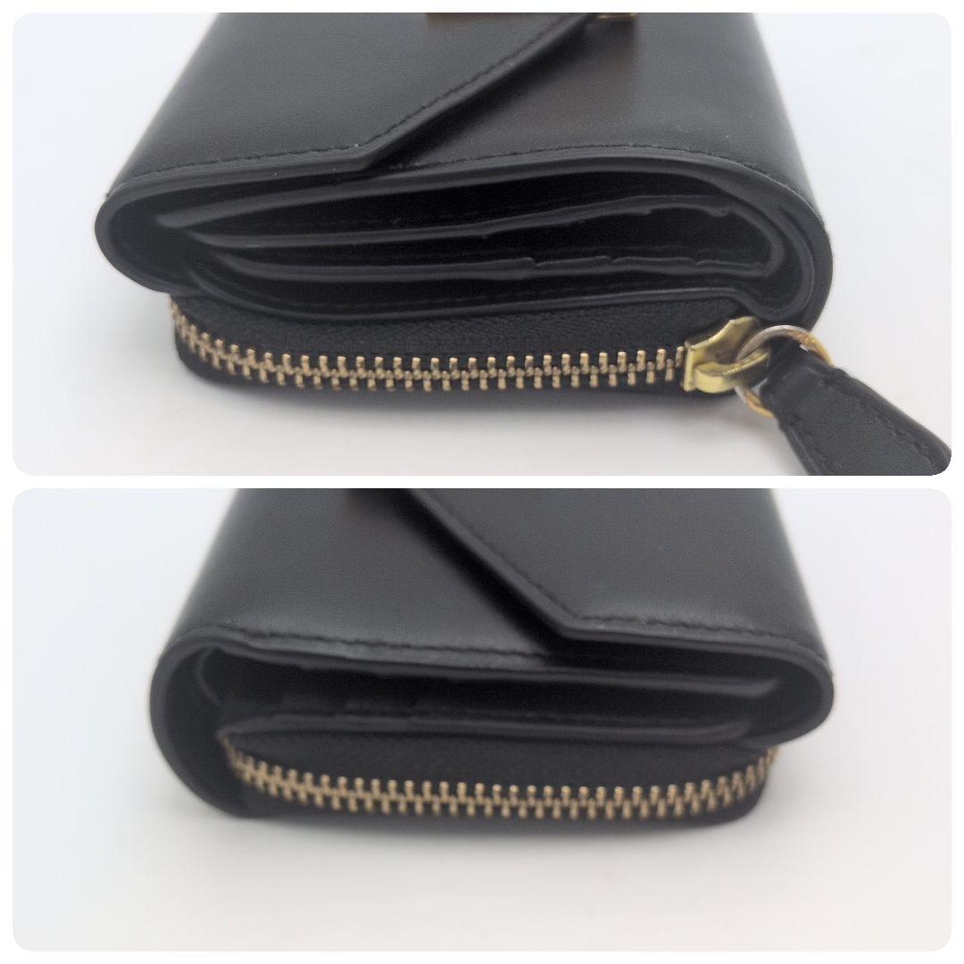 【美品】POLO RALPHLAUREN IDコンパクトウォレット ブラック
