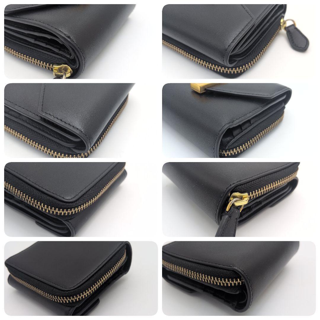 【美品】POLO RALPHLAUREN IDコンパクトウォレット ブラック