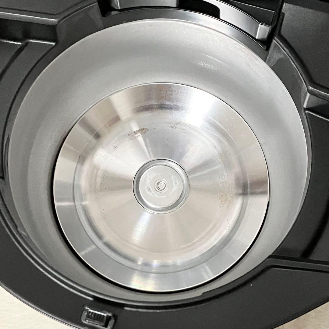 美品 21年製 SHARP 水なし自動調理鍋 KN-HW16G-B ヘルシオ 黒