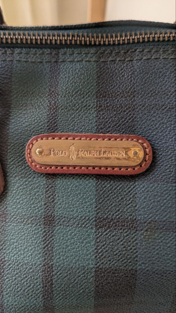 ヴィンテージ Polo Ralph Lauren ブラックウォッチ ミニボストン