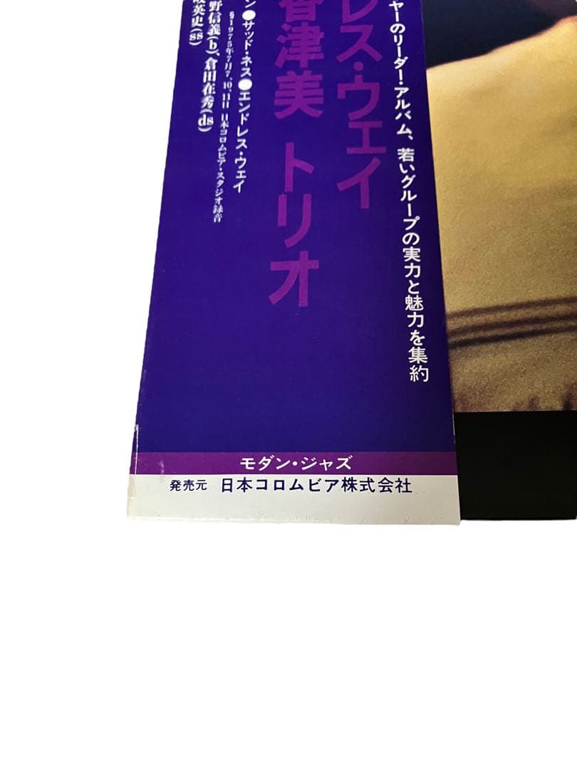 送料込み【売上カード付】LP 渡辺香津美 トリオ ENDLESS WAY
