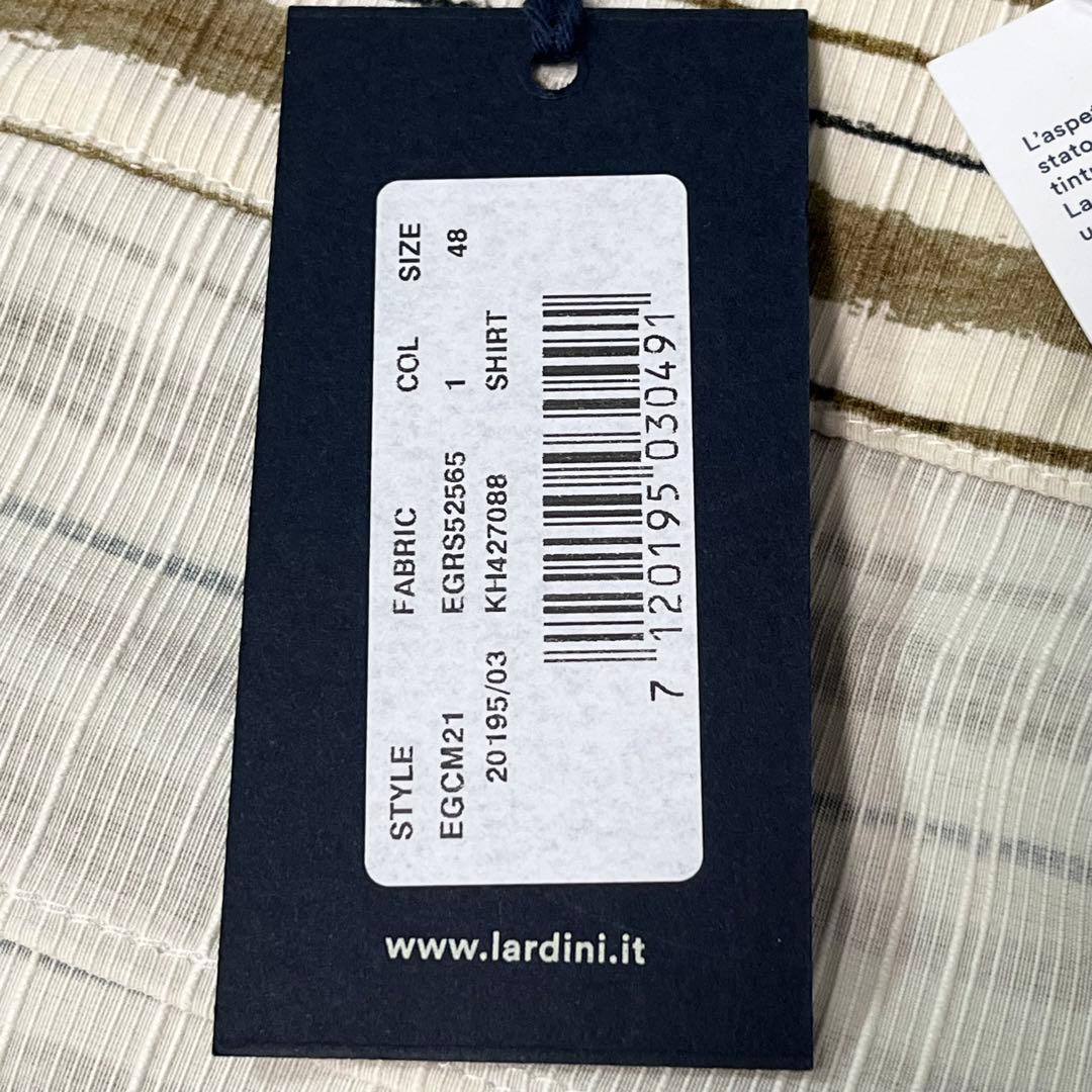 【新品タグ付き】LARDINI テーラードジャケット ストライプ 48