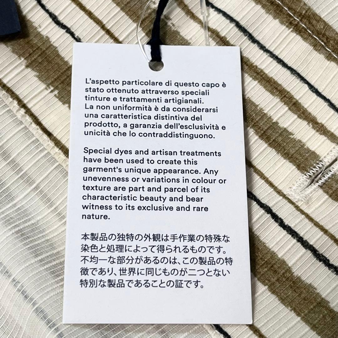【新品タグ付き】LARDINI テーラードジャケット ストライプ 48