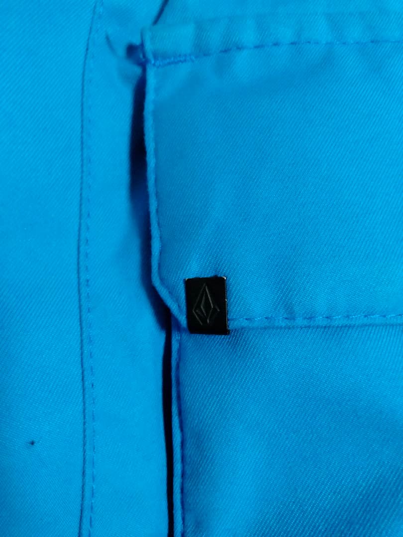 VOLCOM フード付きスノーボードウェア ジャケット スカイブルー Ｌサイズ
