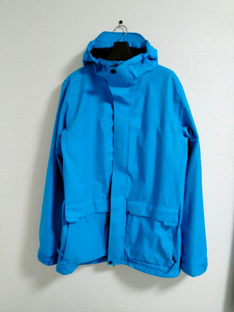 VOLCOM フード付きスノーボードウェア ジャケット スカイブルー Ｌサイズ