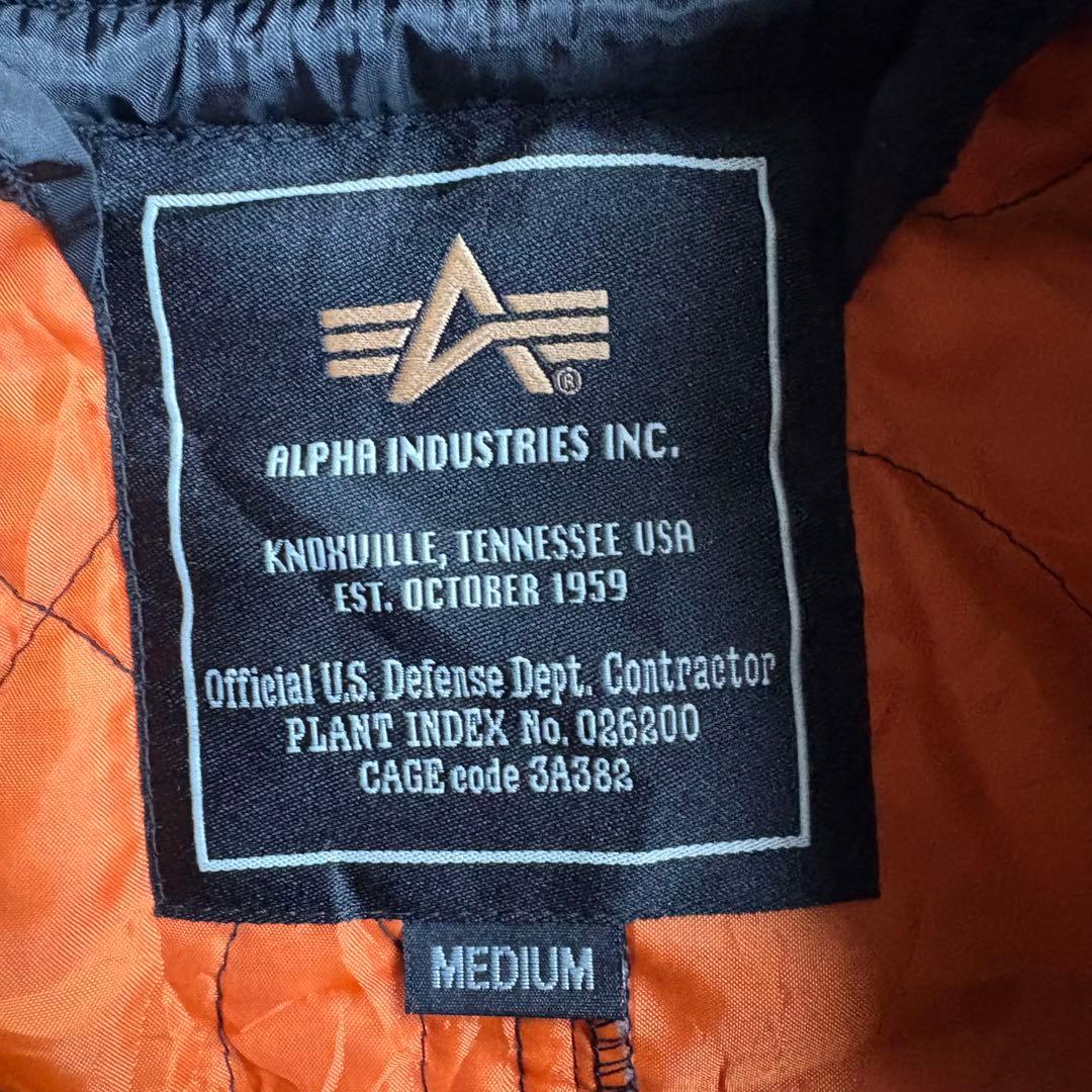 【希少】ALPHA INDUSTRIES アシンメトリー MA-1 サンプル品