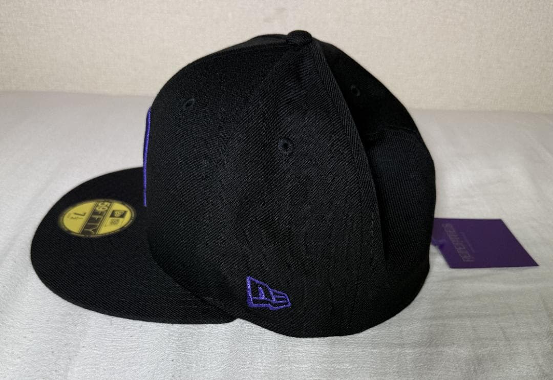 【ニューエラ×ネペンテス】限定コラボ 黒ブラック×紫パープルベースボールキャップ