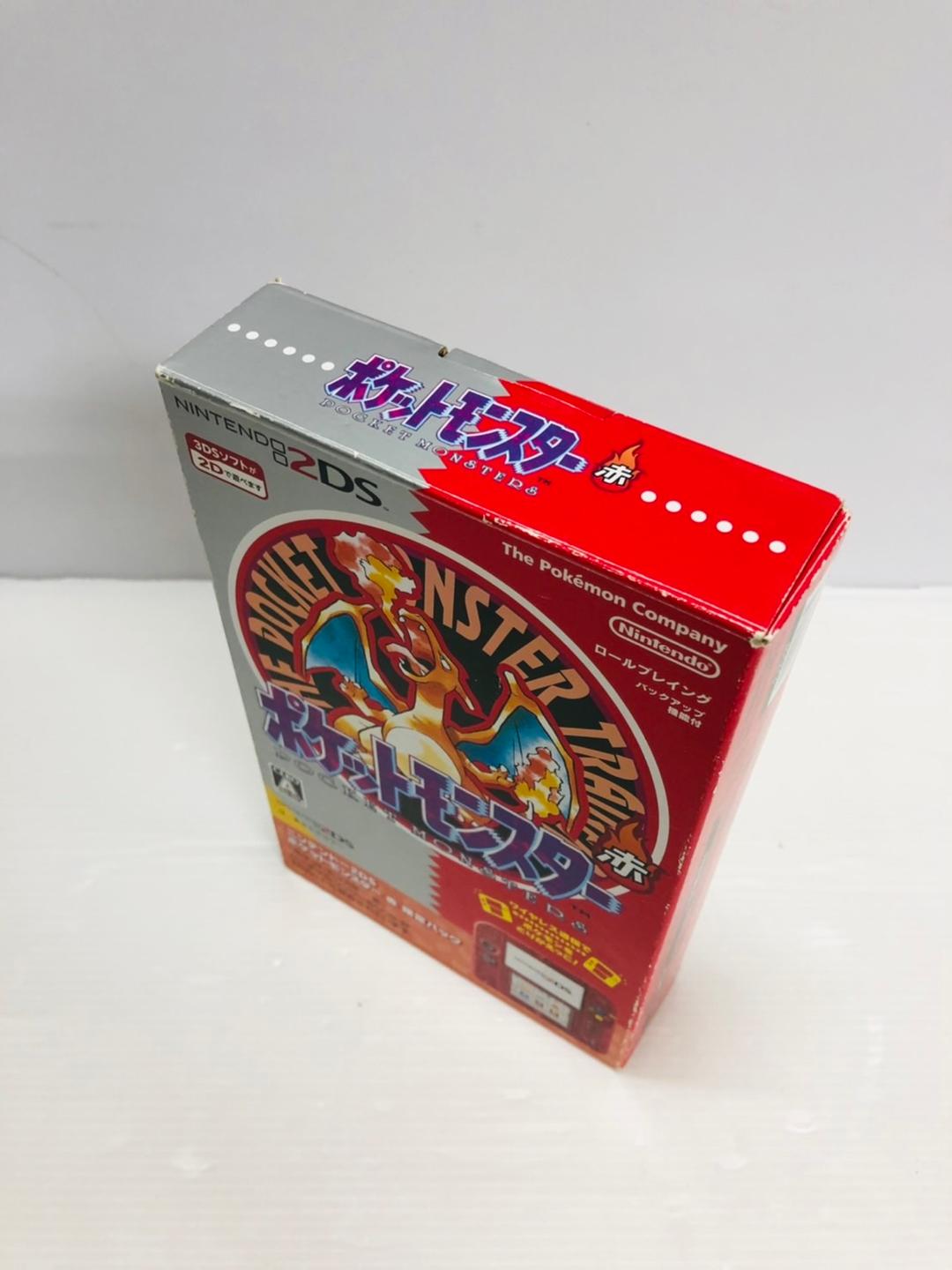 ★未使用★極美品ニンテンドー2DSポケットモンスター 赤　限定パック生産終了訳