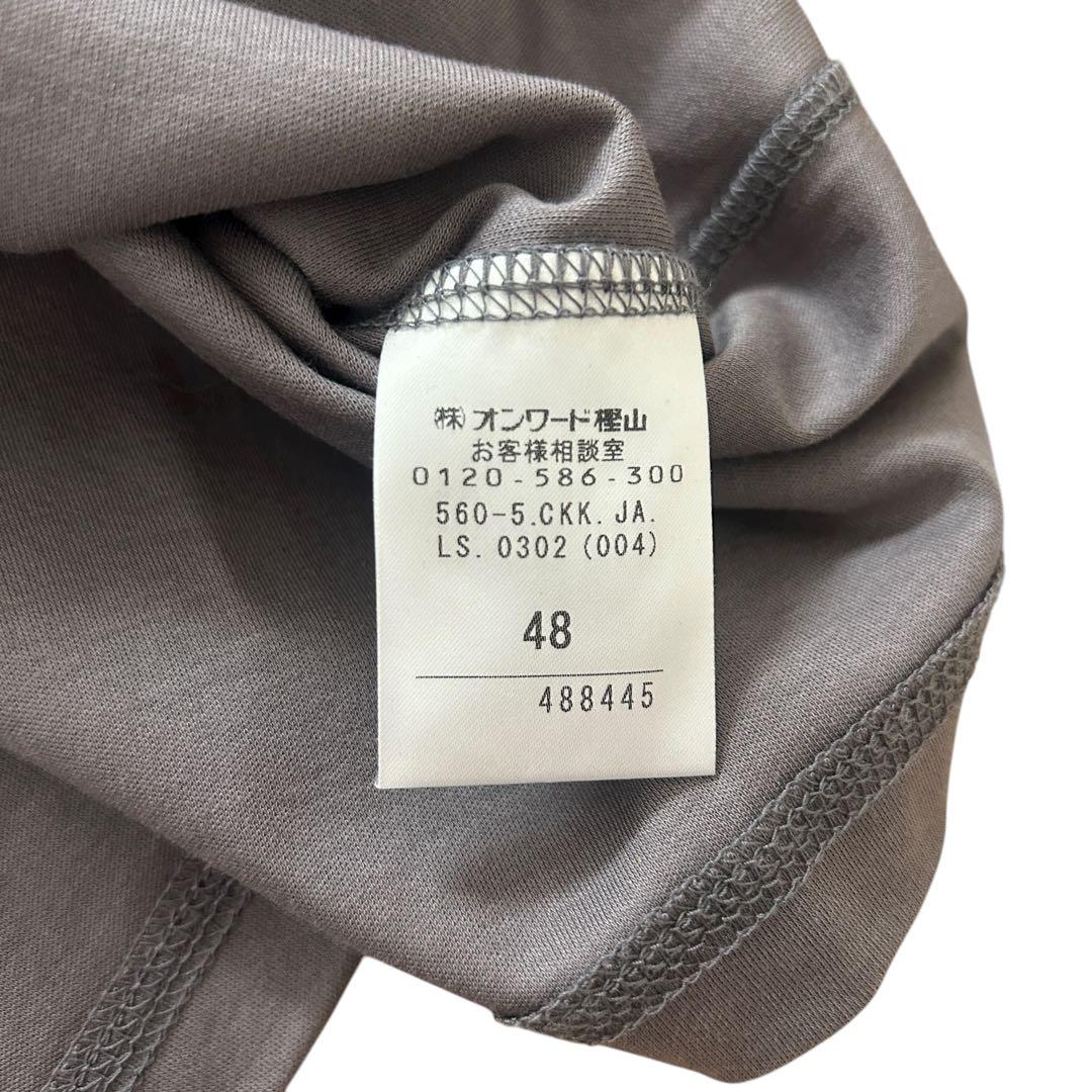 JEAN PAUL GAULTIER 龍 半袖 ジップ シャツ チャコール 48