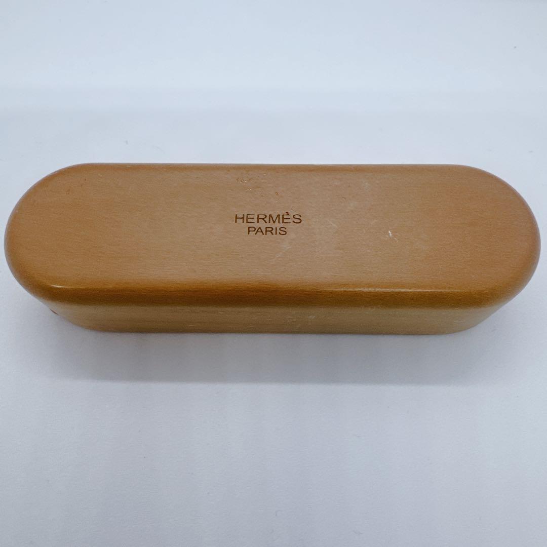 HERMES エルメス ピルケース ウッド 薬入れ 小物 ブラウン 木製