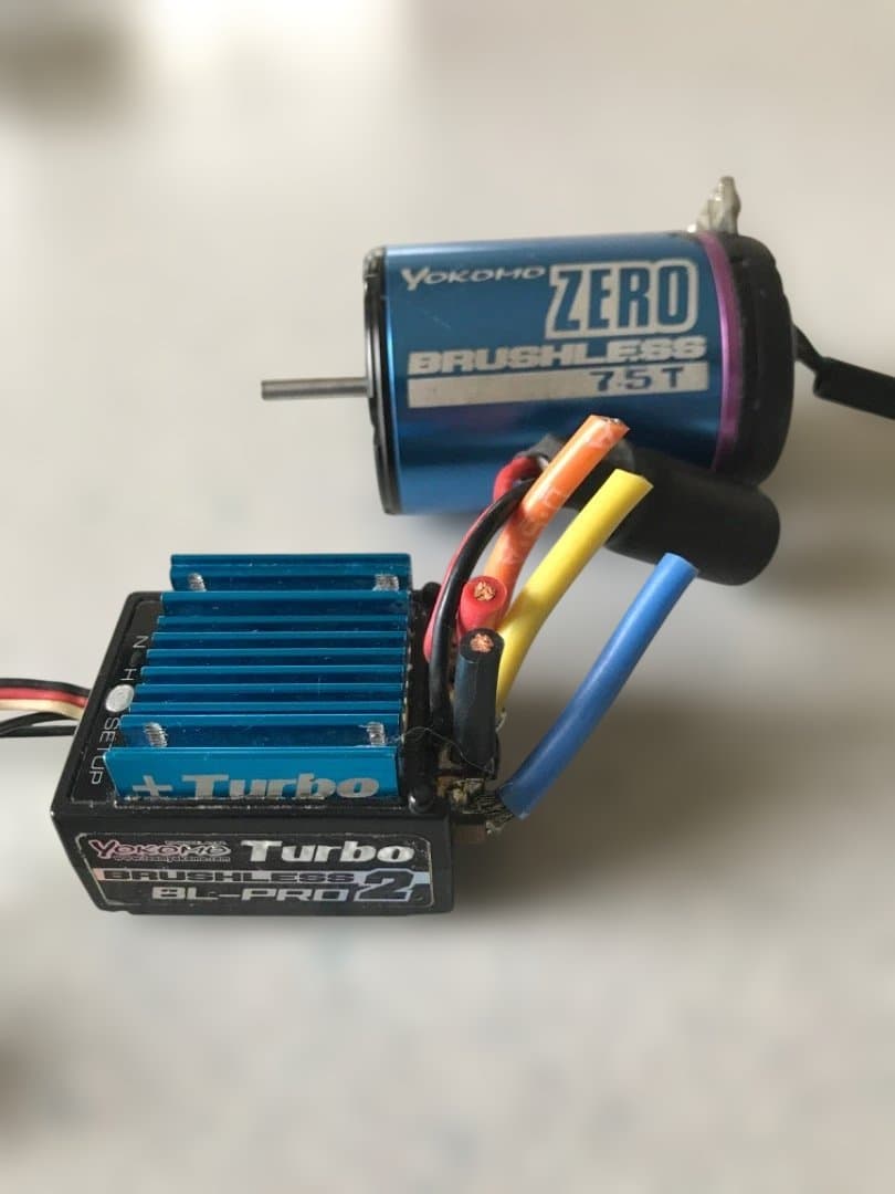 Yokomo ブラシレスモーター ZERO 7.5T + ESC BL-PRO2