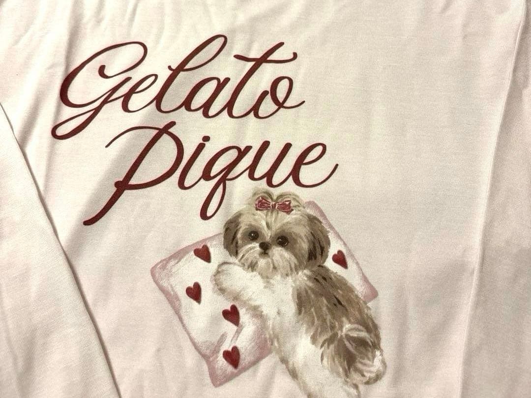 gelato pique シーズンワンポイントロンT♡ピンク