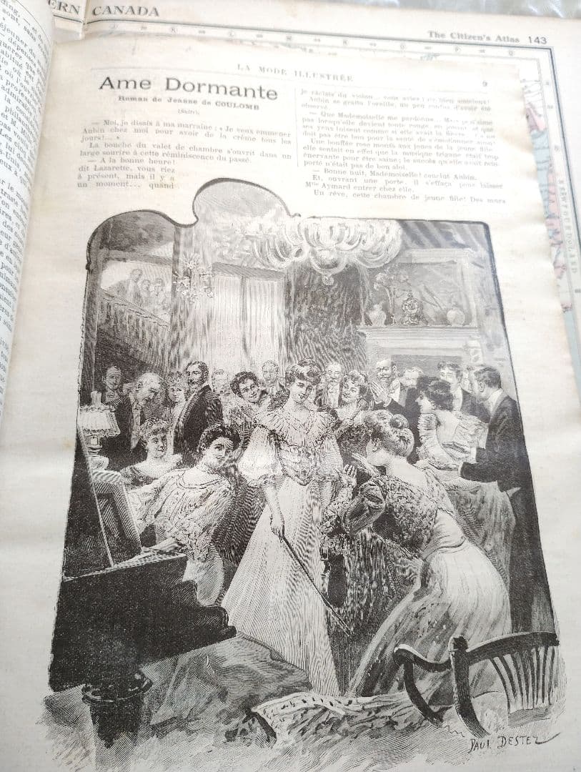 洋書 LA MODE ILLUSTREE ROMANS 1906